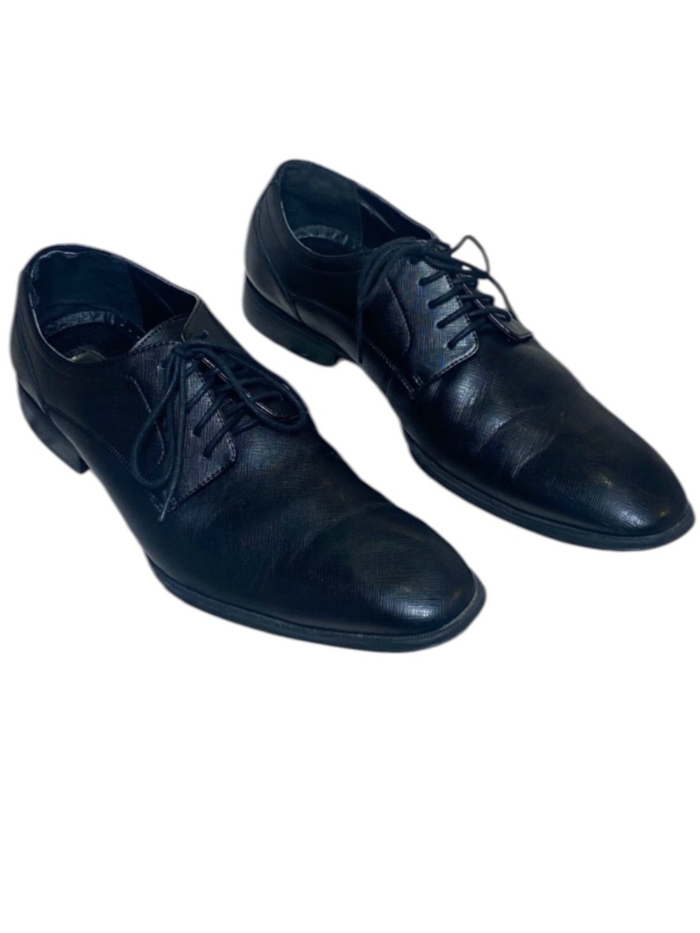 Alfani Men’s Leather Dress Derby Shoes Black